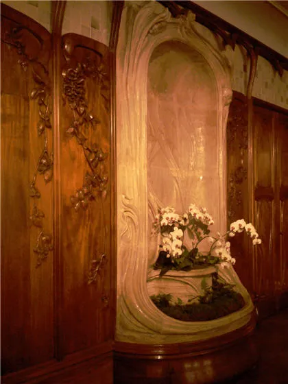 Interieur Art nouveau cree par Alexandre Charpentier