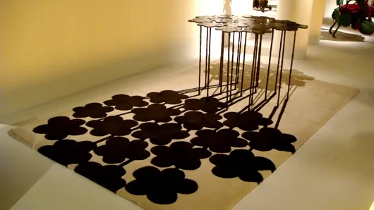Table fleur, Hubert Le Gall, design contemporain poetique