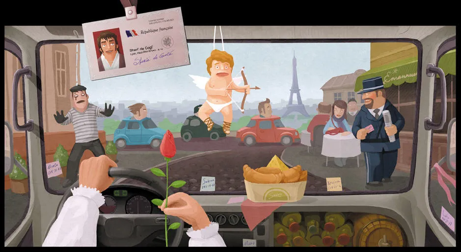 La France vue par les Russes : illustration d