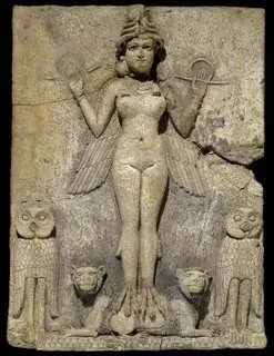 Objet archeologique babylonien expose au Louvre