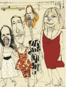 Caricature sex and the city
