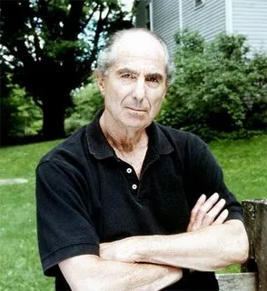 Portrait de Philip Roth, grand ecrivain americain