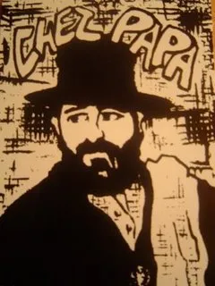 Facade du restaurant Chez Papa rue Gassendi a Paris 14e