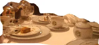 Table dressee au salon de the Mariage Freres Etoile